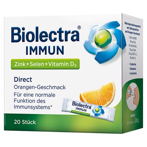 Erfahrungen zu BIOLECTRA Immun Direct Sticks 20 Stück.